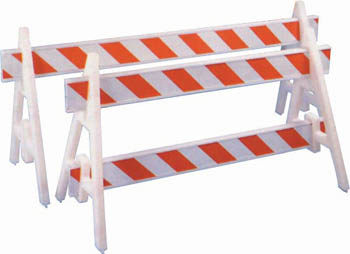 Barricadas de plástico
