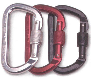 Mosquetones estandard de aluminio SMC con bloqueo tipo D